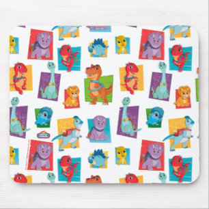 Dino Ranch Pattern Mouse Pad