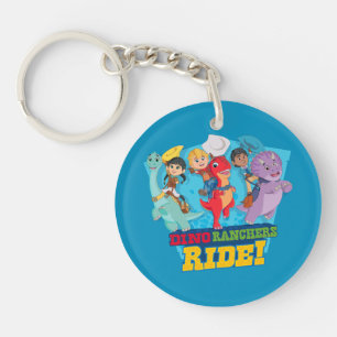 Dino Ranch The Ranchers Ride! Keychain