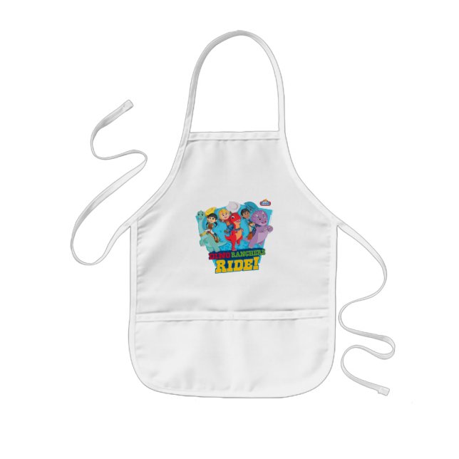 Dino Ranch | The Ranchers Ride! Kids Apron (Front)