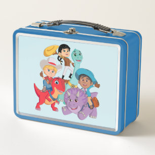 Dino Ranch Yee Haw! Metal Lunch Box