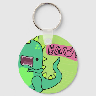 Dino Rawr Keychain