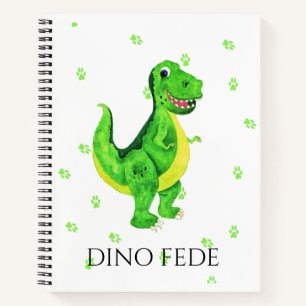 Dino rex Cuaderno de espiral Notebook