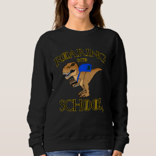 Dino Shirt Roaring Into School - School Outfit Kid