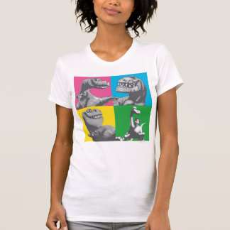Dino Silhouette Four Square T-Shirt