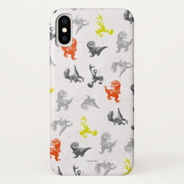Dino Silhouette Pattern Case-Mate iPhone Case (Back)