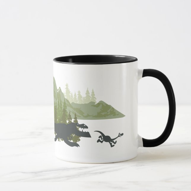 Dino Silhouettes Running Mug (Right)