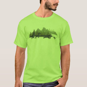 Dino Silhouettes Running T-Shirt