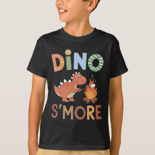 Dino S'more Dinosaur Trex Camping Smores Kawaii S' T-Shirt