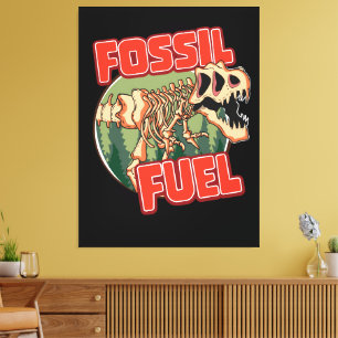 Dino Squad logo Canvas Print