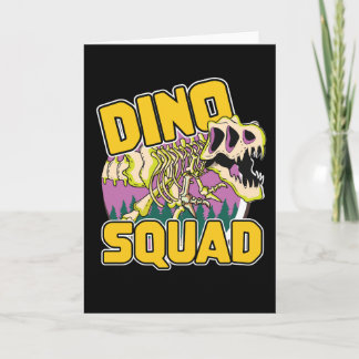 Dino Squad logo Invitation