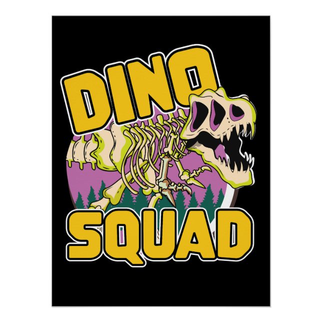 Dino Squad logo Poster (Front)