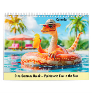 Dino Summer Break – Prehistoric Fun in the Sun Calendar
