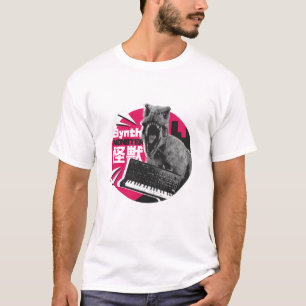 Dino Synthesizer - Musical Monster T-Shirt