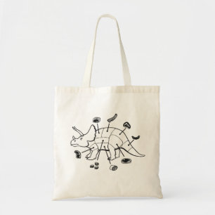 Dino, The Other White Meat tote bag