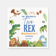 Dino Two rex 2nd boy Dinosaur birthday party