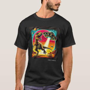 Dino UFO Selfie : Rencontre des Aliens (Man Tshirt
