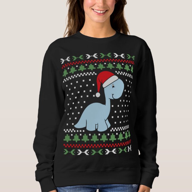 Dino Ugly Christmas Sweat (Devant)