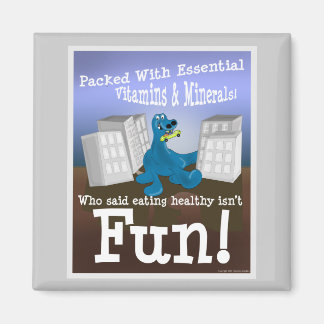 Dino Vitamins Magnet