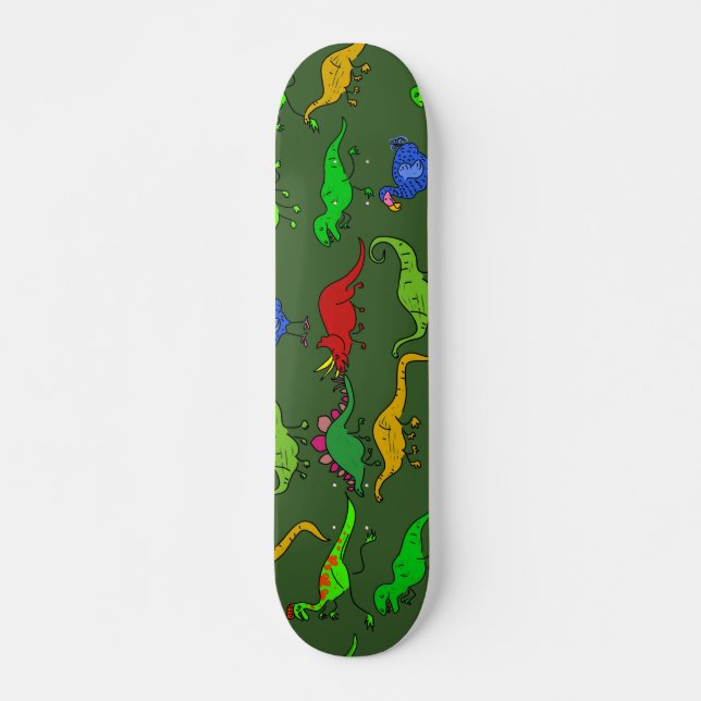 Dino Wallpaper Skateboard (Front)