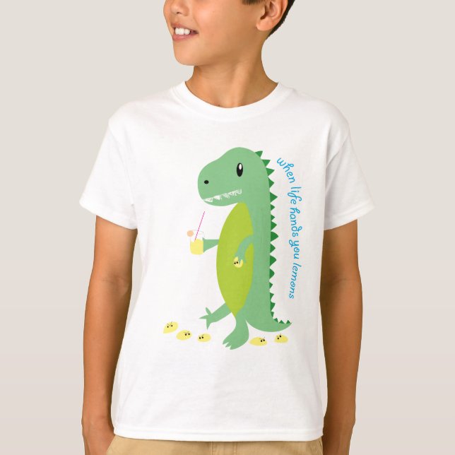dino with his lemons T-Shirt (Front)