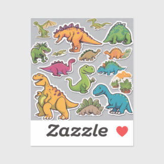 Dino World Delight Sticker Pack