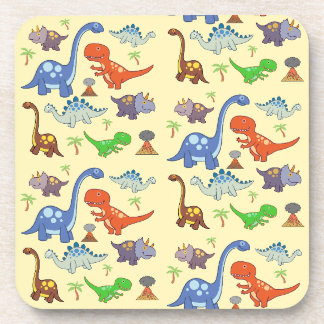 Dino World Plastic Coaster