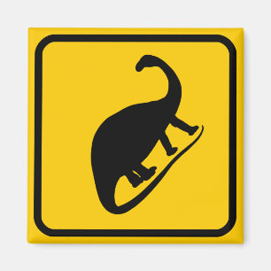 Dino Xing Sign Magnet