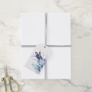 Dinocorn Crystal Unicorn Dinosaur Mystical Party Gift Tags