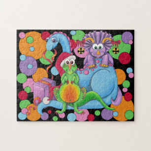 DINOmite Christmas!! Jigsaw Puzzle
