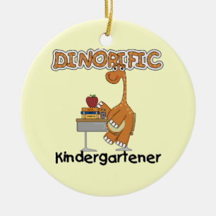 Dinorific Kindergartener T-shirts and Gifts Ceramic Ornament