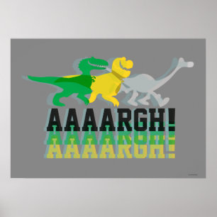 Dinos Say AAAARGH Poster