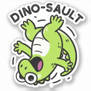 Dinosault Funny Dinosaur Pun 