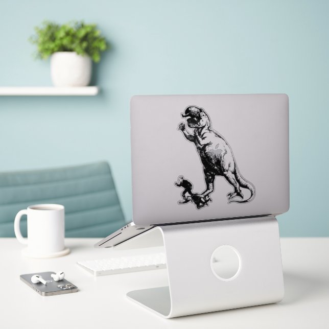 Dinosaur (Laptop On Desk)