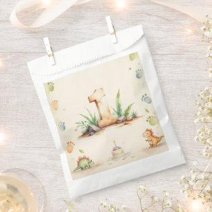 Dinosaur 1st Birthday Favour Bag One-a-Saurus Part