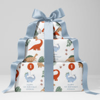 Dinosaur 1st Birthday Party Custom Name