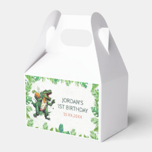 Dinosaur 1st Birthday Party  Favor Box
