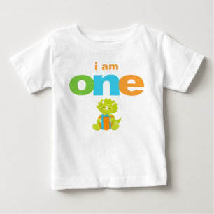 Dinosaur 1st Birthday T-shirt Toddler Baby Kid