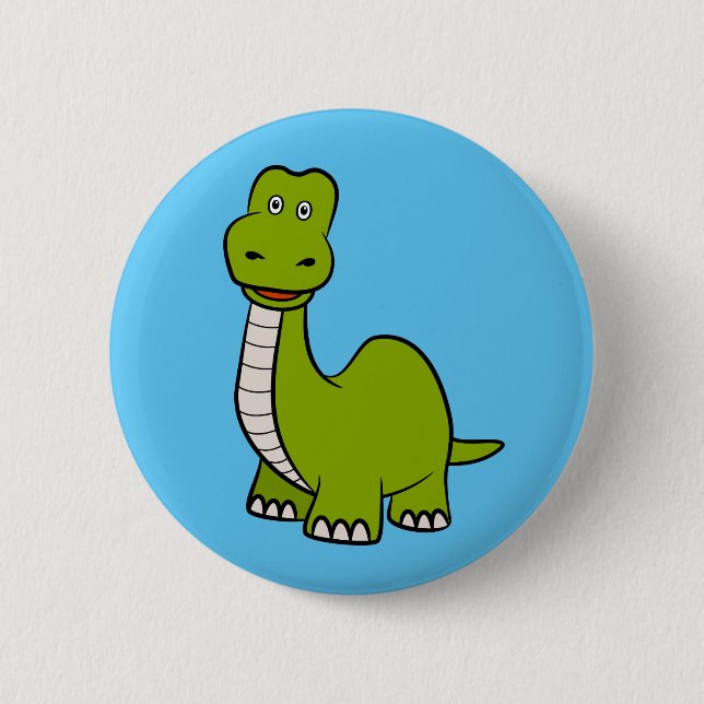 Dinosaur 2 Inch Round Button (Front)