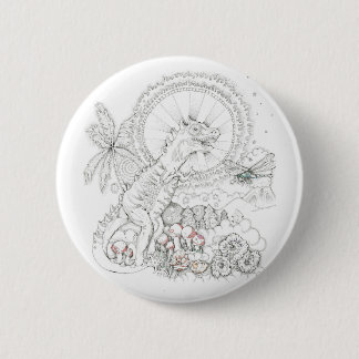 Dinosaur 2 Inch Round Button