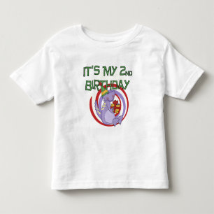 Dinosaur 2nd Birthday Tshirts and Gifts