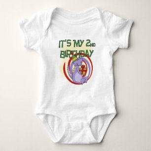 Dinosaur 2nd Birthday Tshirts and Gifts