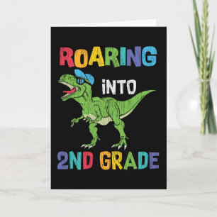 Dinosaur 2nd Grade Back to School Kids Gift Card