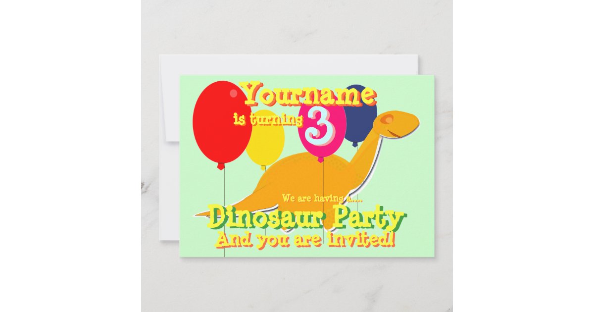 dinosaur-3rd-birthday-party-invitations-zazzle