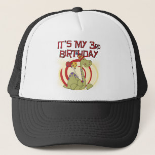 Dinosaur 3rd Birthday Tshirts and Gifts Trucker Hat