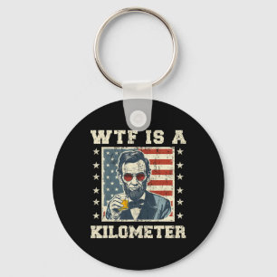 Dinosaur 4th Of July T-rex Usa Patriotic American Keychain