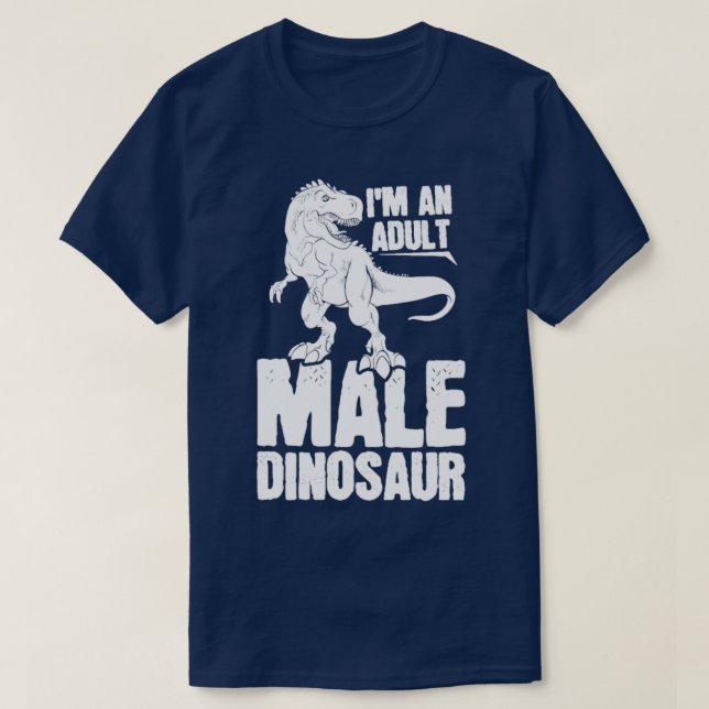 Dinosaur Adult Dinosaur  26  T-Shirt (Design Front)
