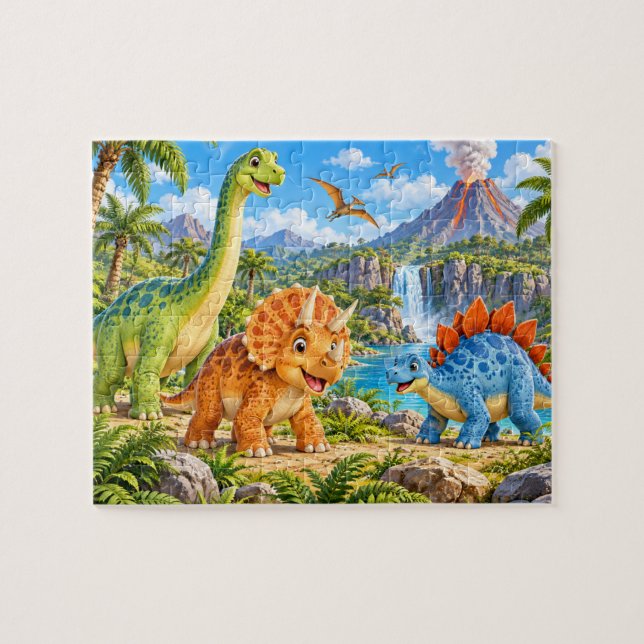 Dinosaur Adventure Jigsaw Puzzle (Horizontal)