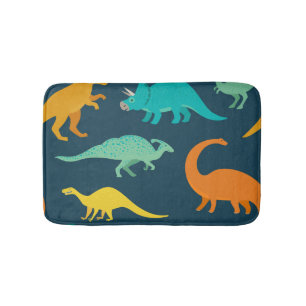 Dinosaur Adventure: Kids' Nursery Wallpaper Bath Mat