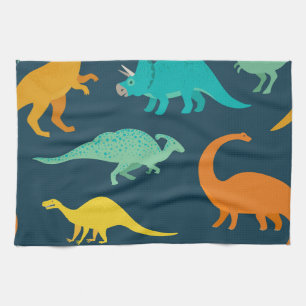 Dinosaur Adventure: Kids' Nursery Wallpaper Kitchen Towel