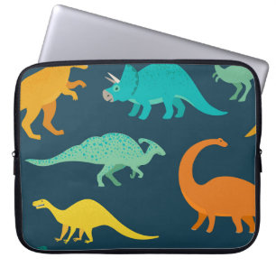 Dinosaur Adventure: Kids' Nursery Wallpaper Laptop Sleeve